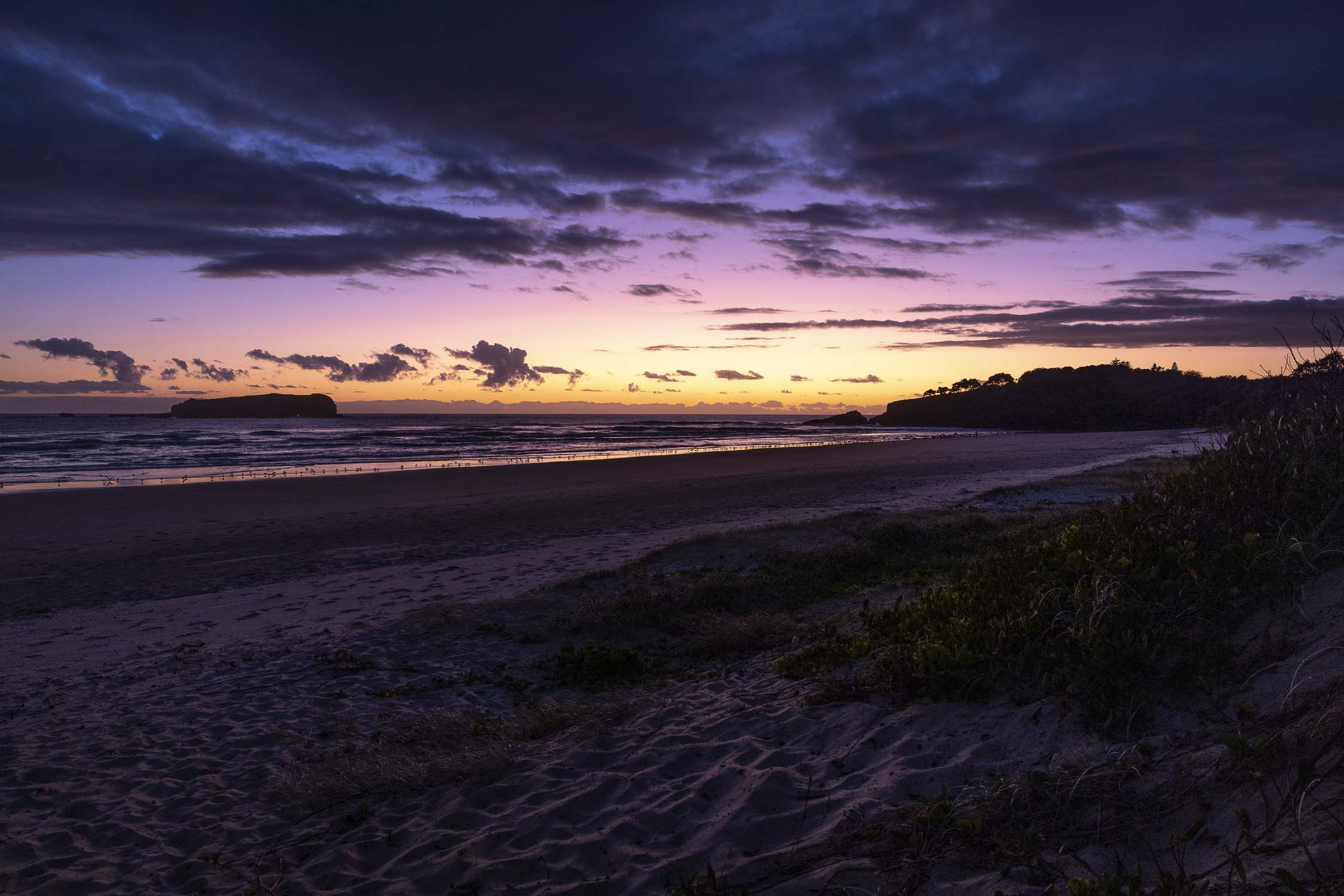 Pre Dawn Fingal Beach. LEE CLELAND