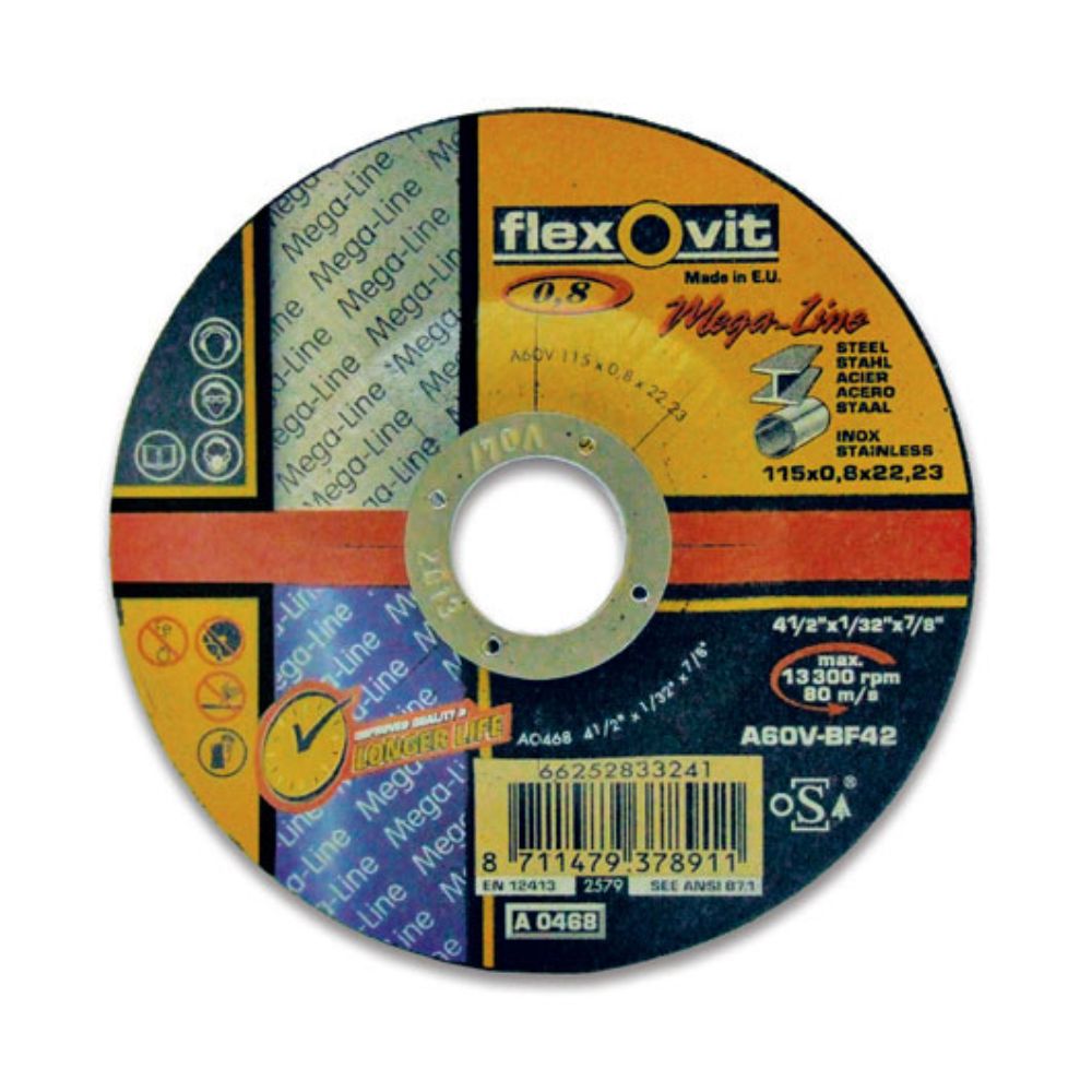 Flexovit Depressed Centre Type 42 UltraThin CuttingOff Wheels