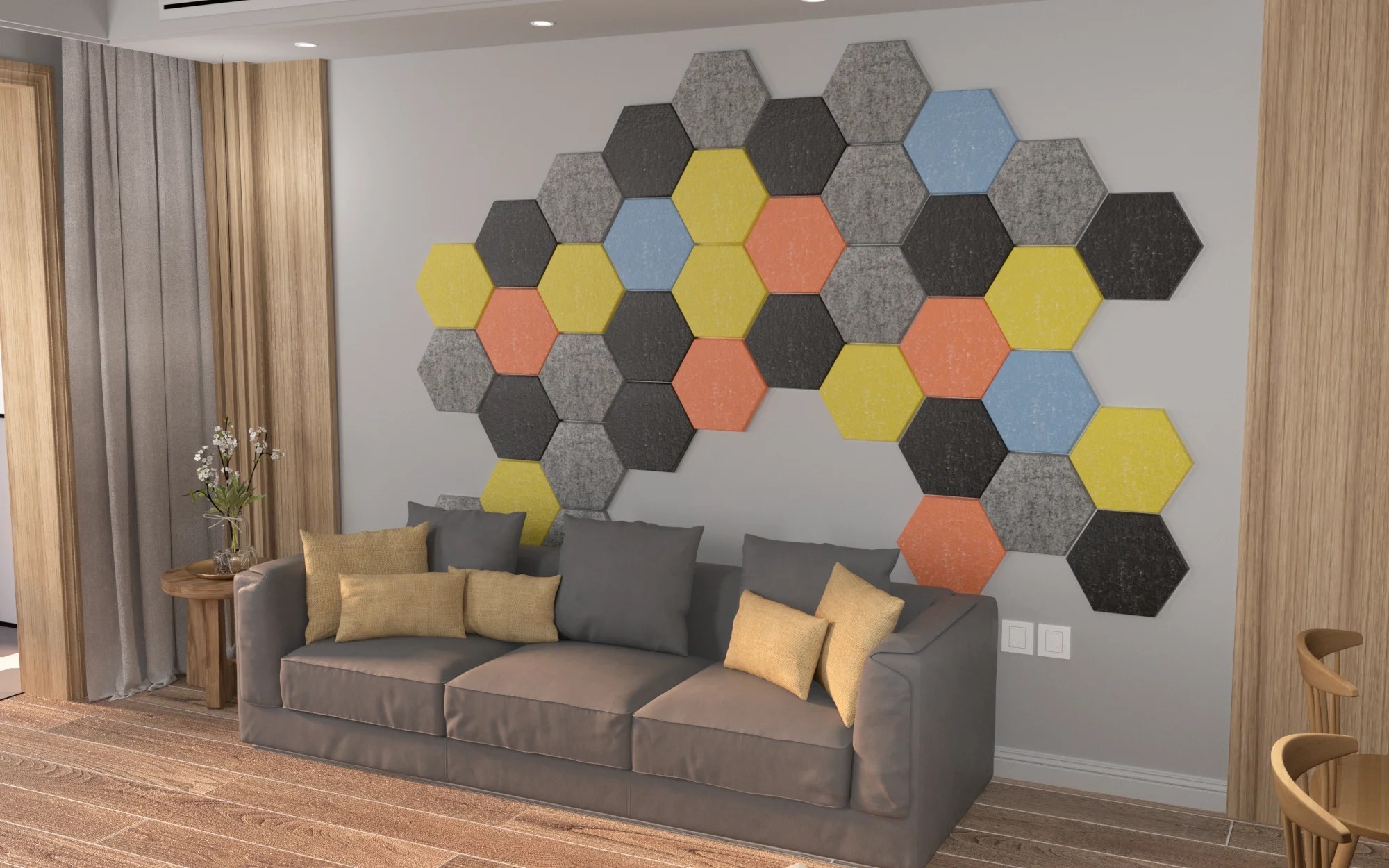 Reasons to Choose Acoustic Hexagon Panels Polyester Fiber Acoustic