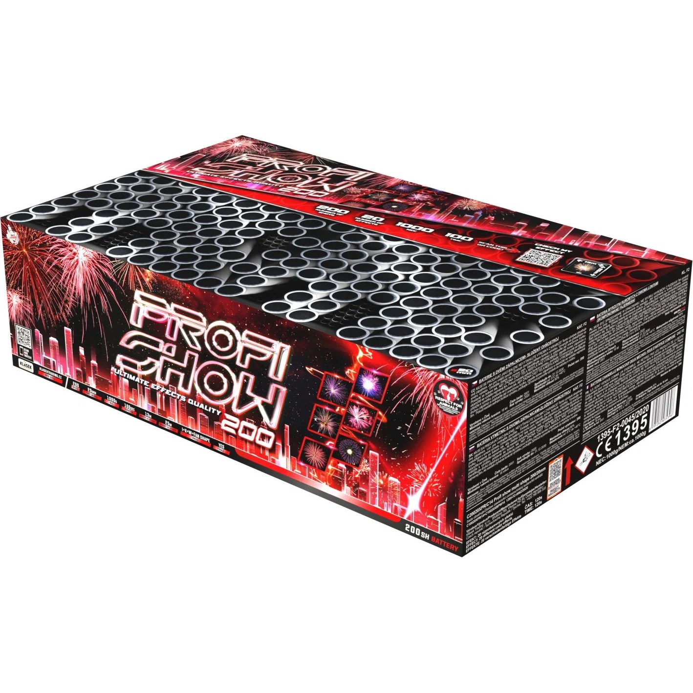 Profi show 200 shot Compound Leeds Fireworks