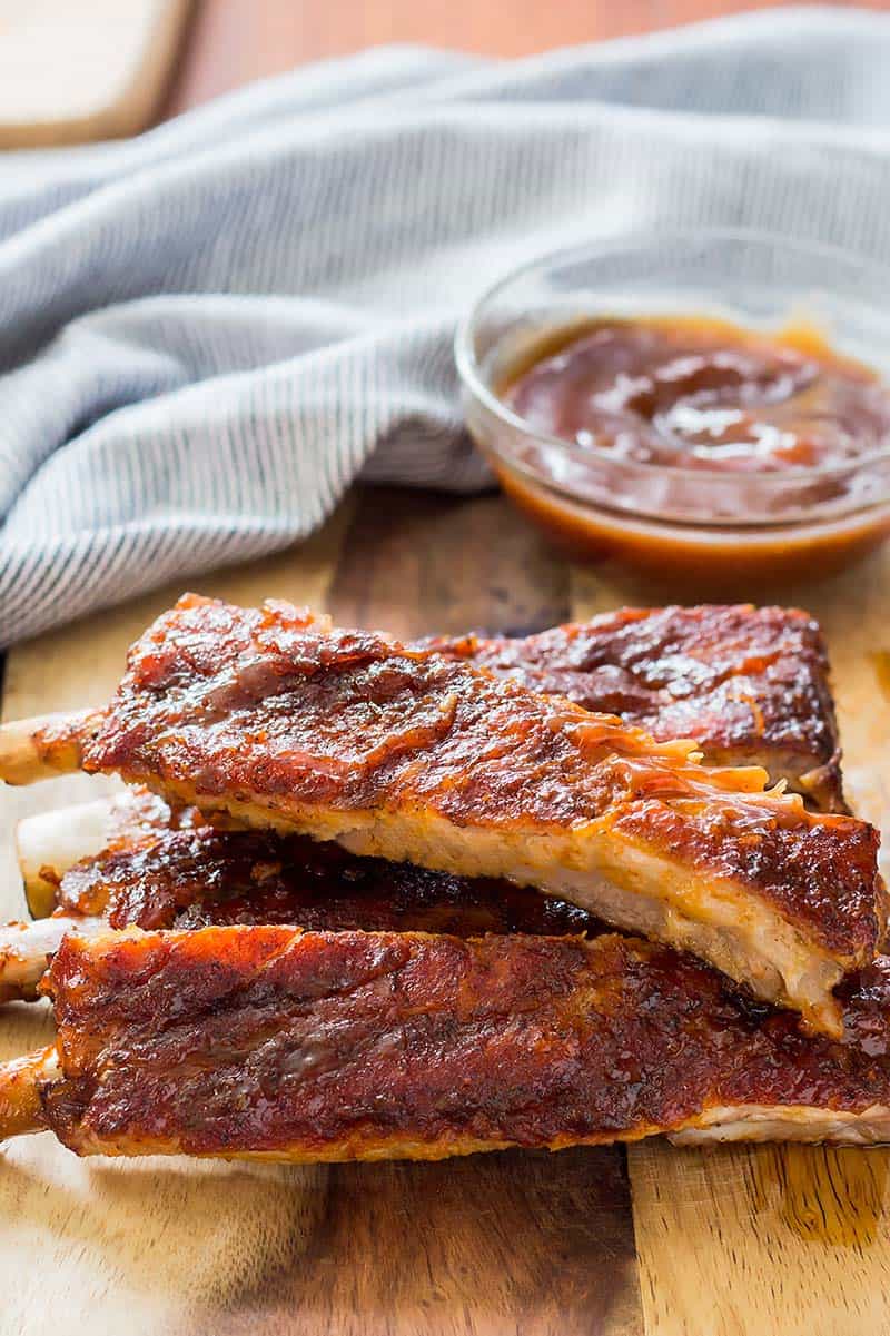 Easy BBQ Instant Pot Ribs Recipe VIDEO » LeelaLicious