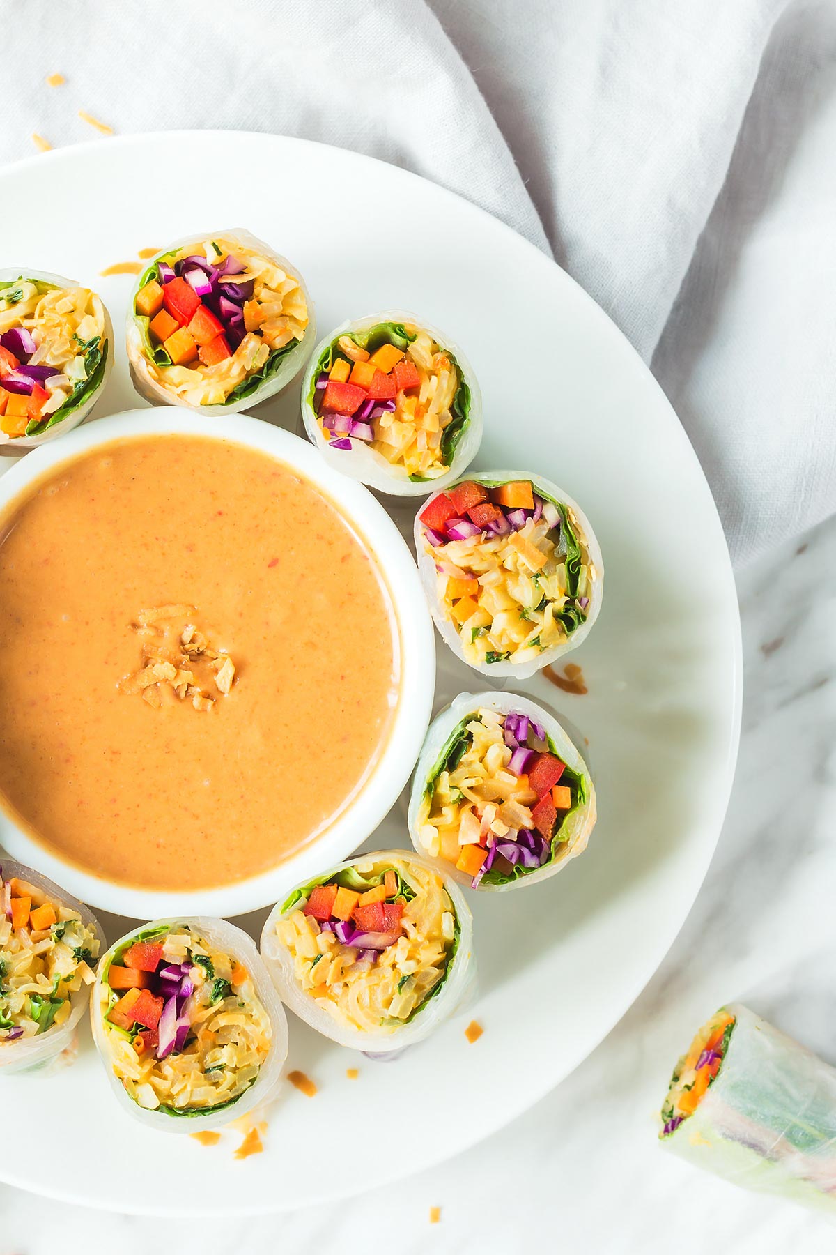 Homemade Rice Paper Rolls Recipe (Summer Rolls) » LeelaLicious