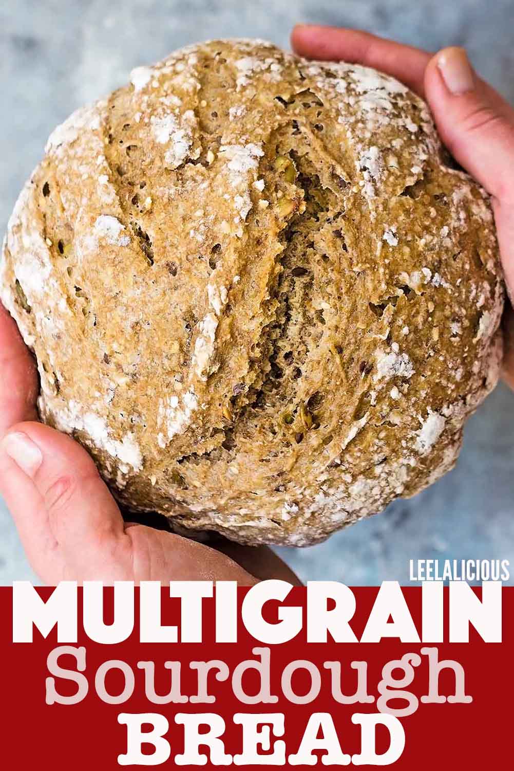Multigrain Sourdough Bread » LeelaLicious