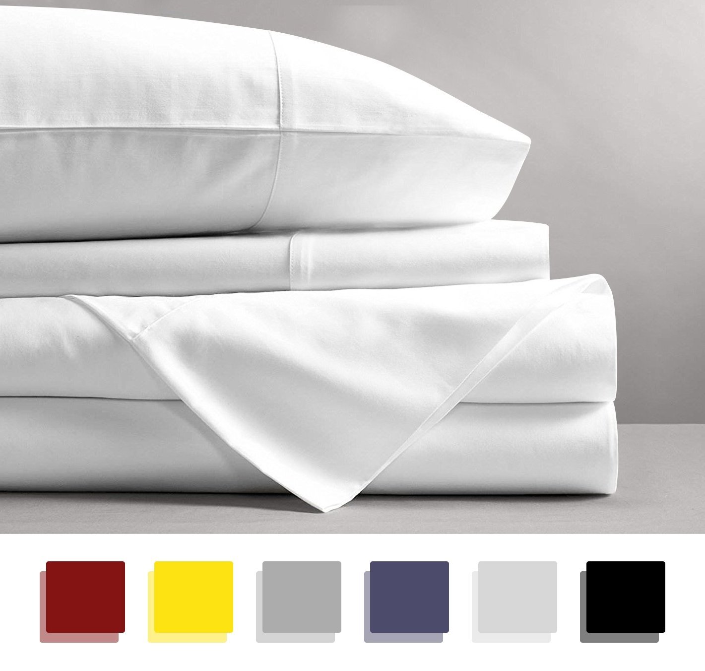 Twin Xl Sheets 800 Thread Count 100 EGYPTIAN COTTON Sheets, WHITE TWIN Sheets Set, 800 THREAD COUNT