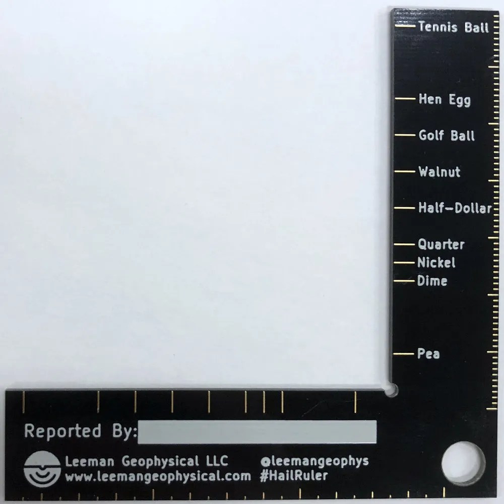 Hail Ruler Leeman Geophysical