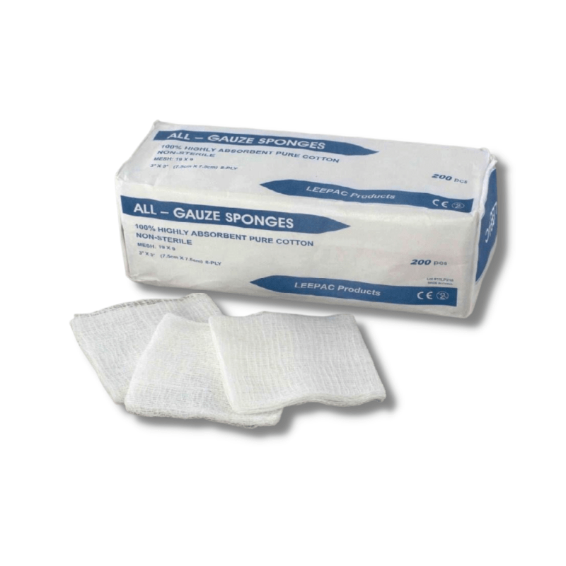Leepac Dental All Gauze Sponges High Quality Dental Product
