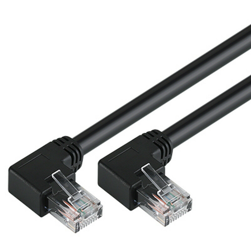 CABLE CAT5E, 1.6FT (0.5M), RIGHT ANGLE