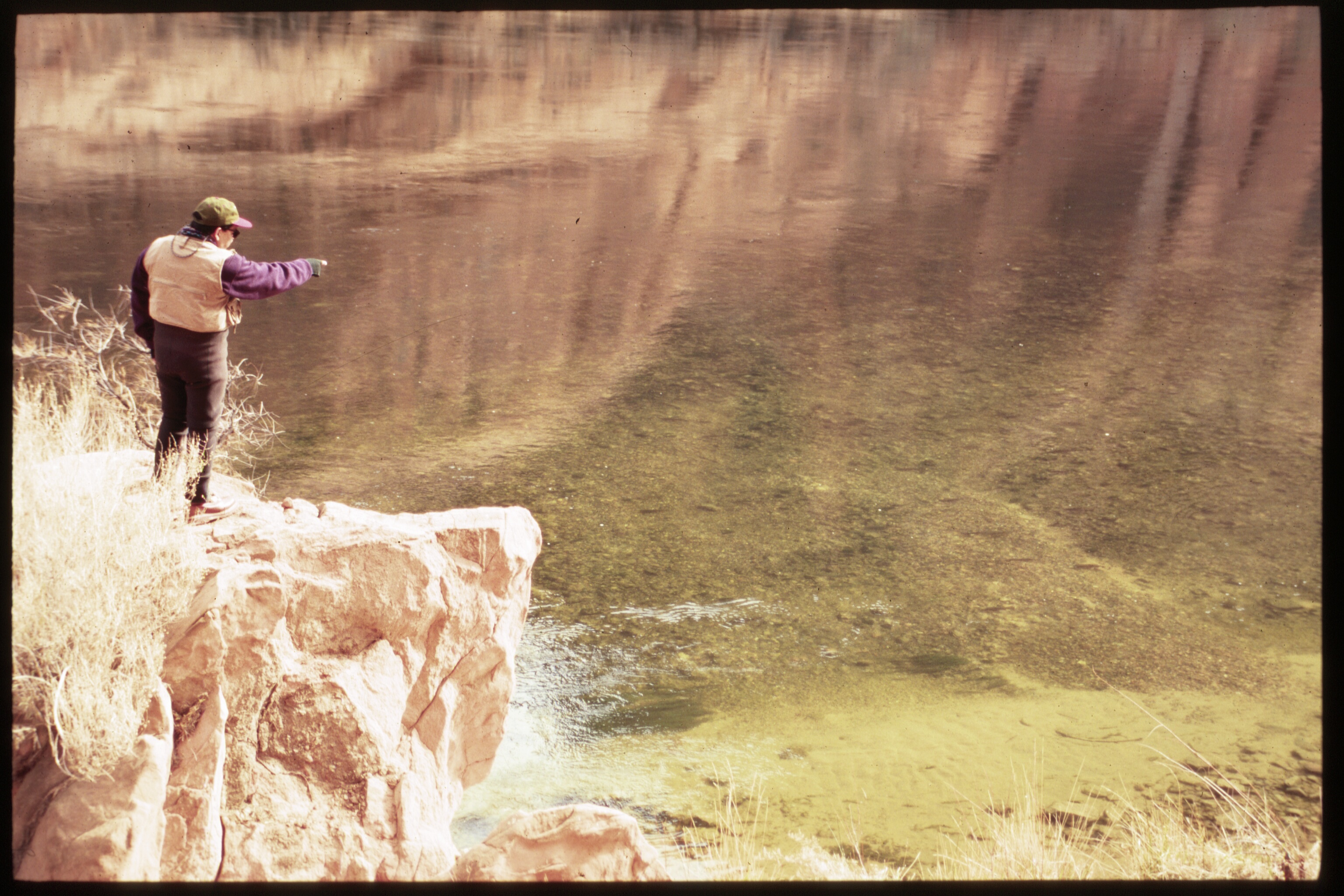 Trout fly fishing guides at Lees Ferry Northern Arizona on the Colorado