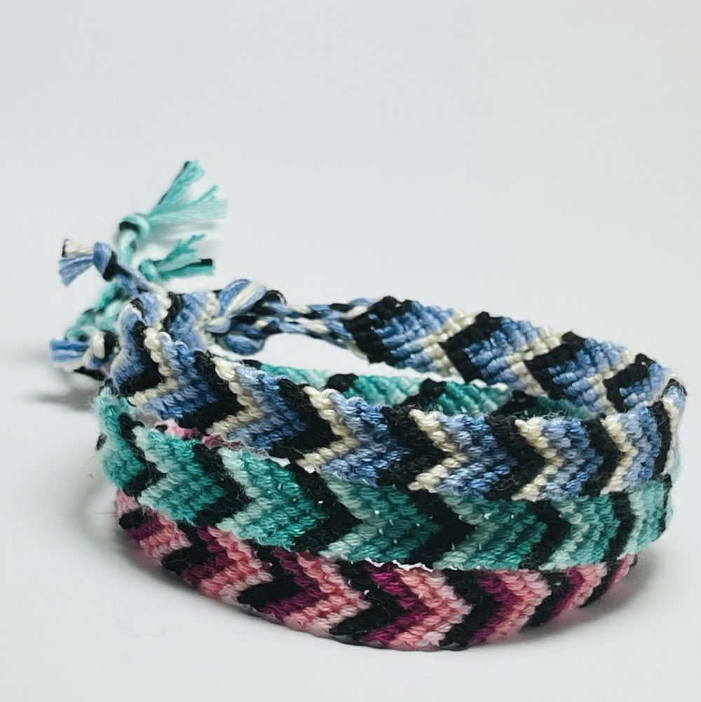 Chevron Friendship Bracelet Lee's Yarning