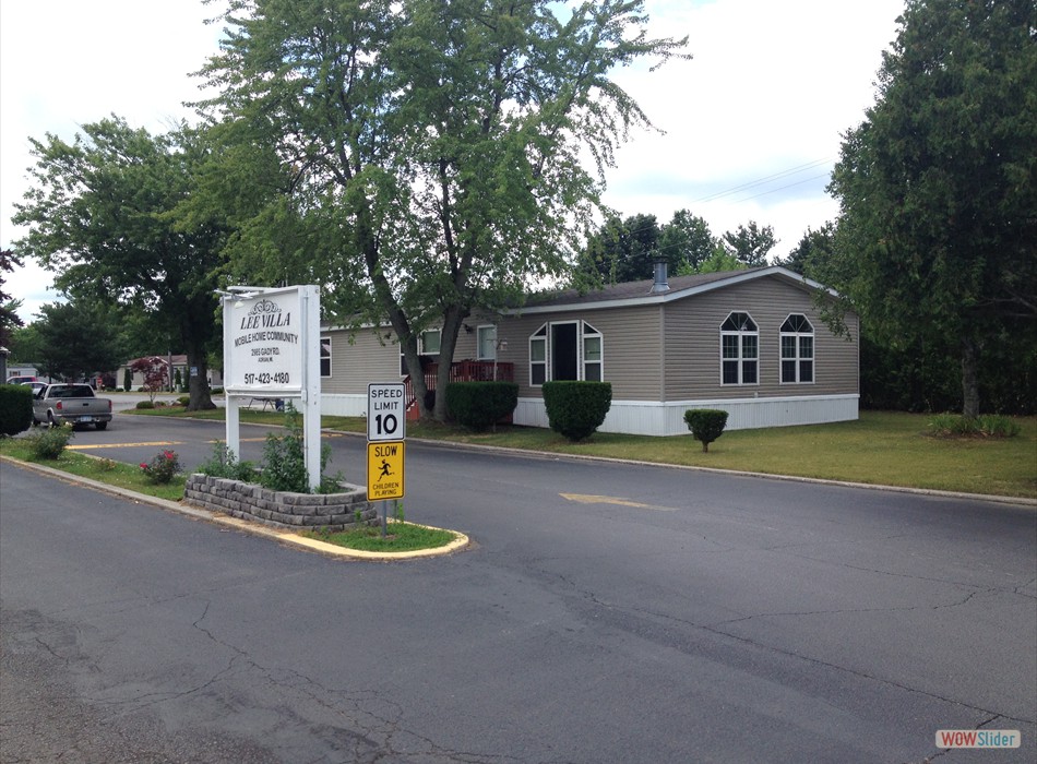 Lee Villa Estates, Michigan Mobile Home Park, Adrian Michigan Mobile