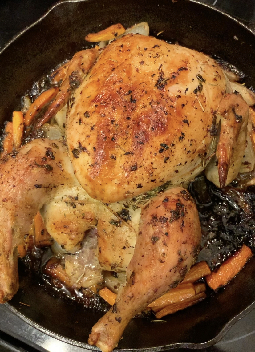 Garlic & Herb Roasted Chicken Lee Warstler