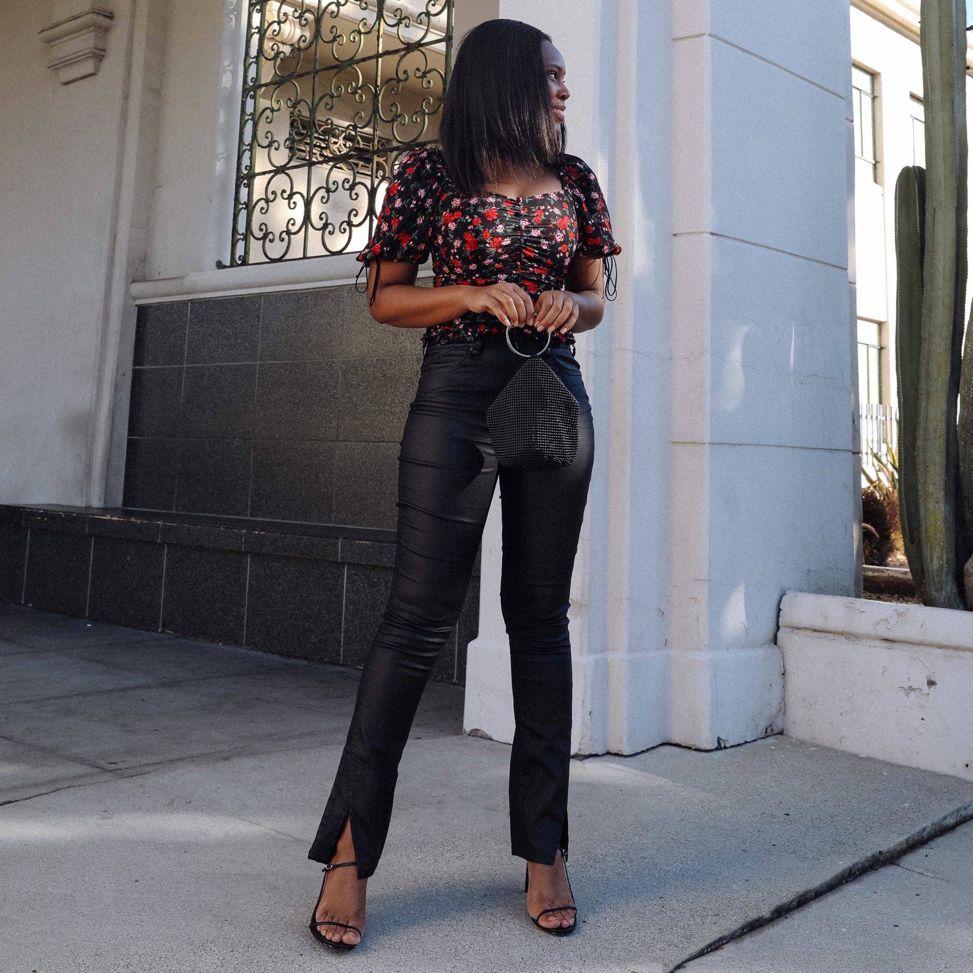 How to Style Coated Jeans A Closet MustHave Le Fab Chic