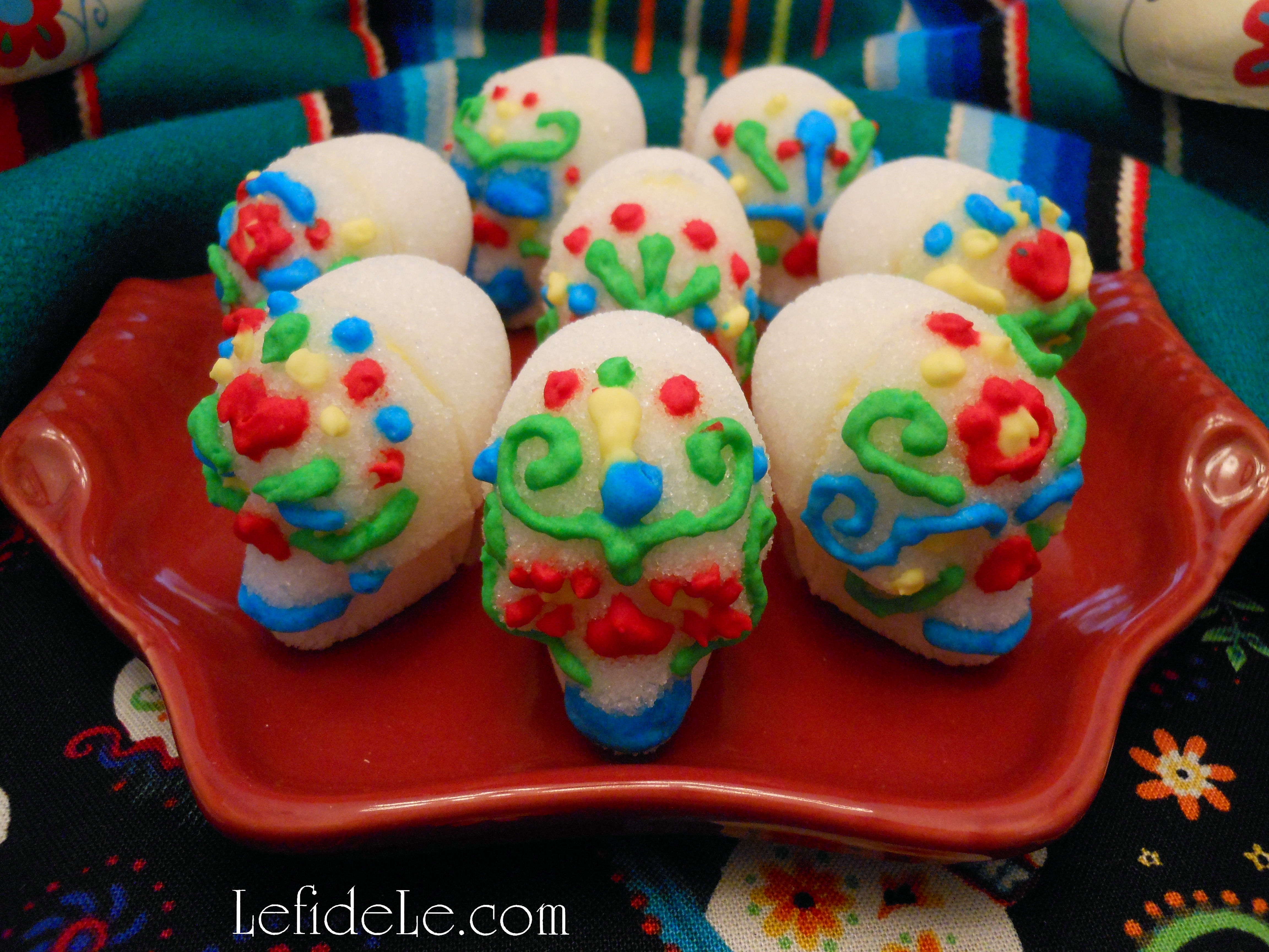 Calaveras de Azucar (Sugar Skulls) Edible Folk Art & EggFree Vegan