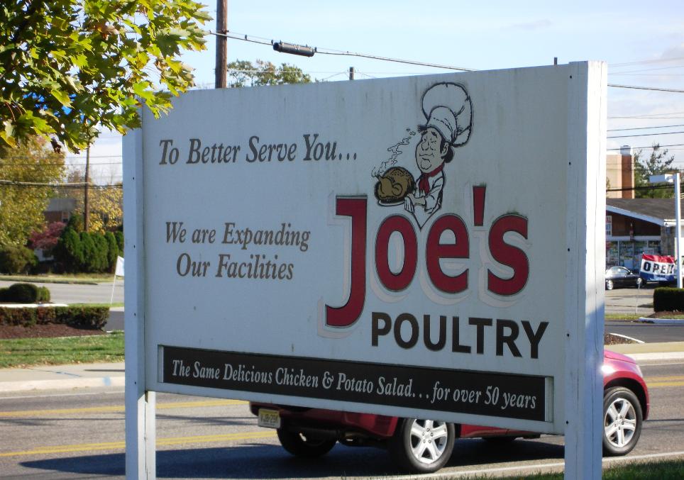 Joe’s Poultry Farm, Vineland NJ Left at the Fork