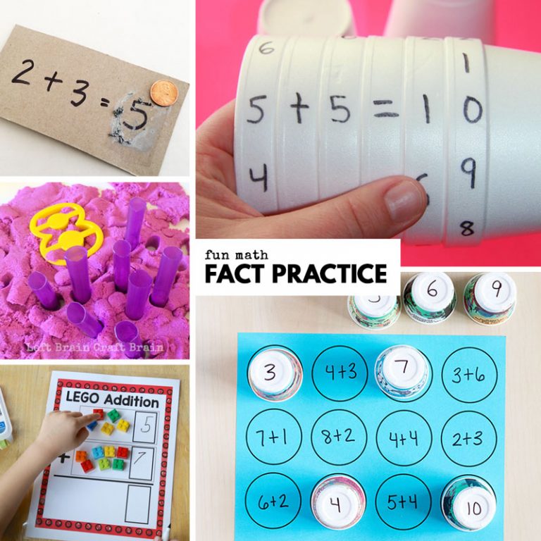 Math Activities for Kids Left Brain Craft Brain