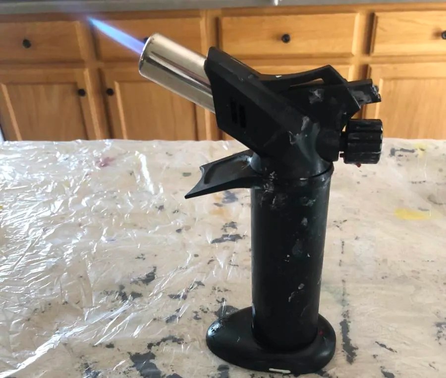 Why do you Torch Acrylic Pours? Left Brained Artist