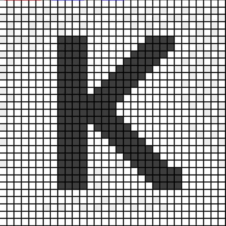 Crochet Alphabet J K L Free Pattern Left in Knots