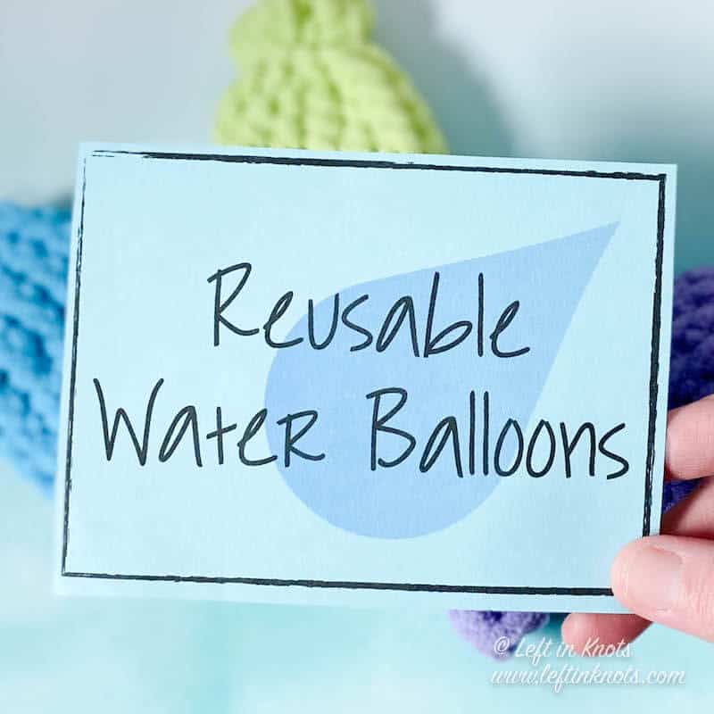 Crochet Water Balloons A Free Crochet Pattern Left in Knots