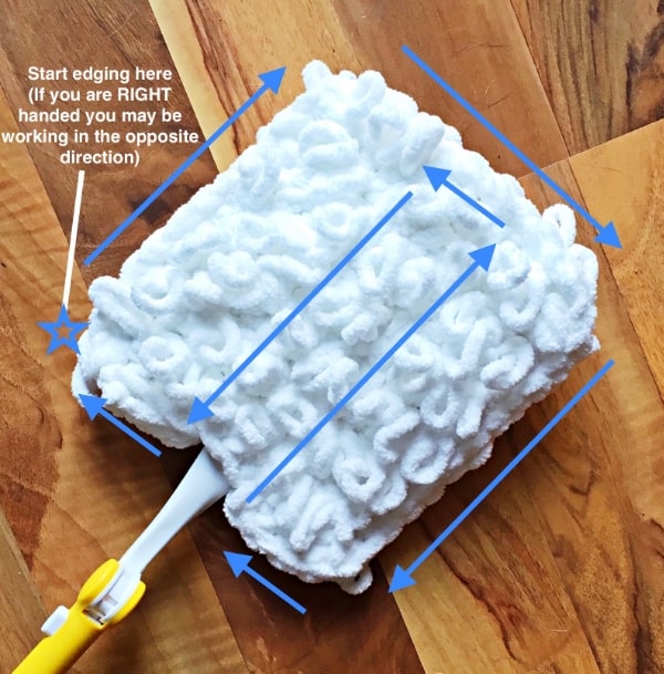 Crochet Duster Cover Free Pattern Left in Knots