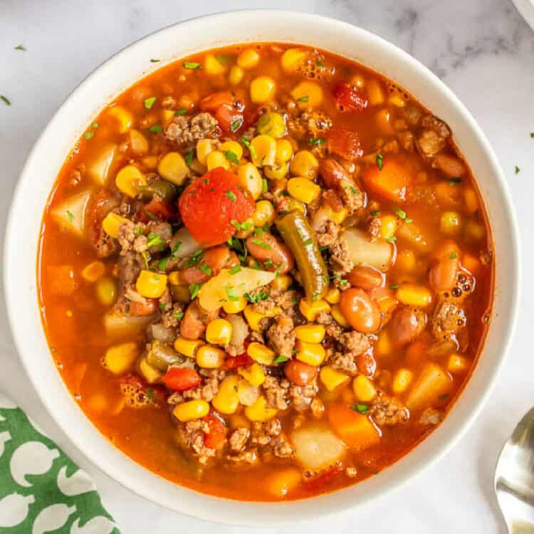 Hearty Cowboy Soup Leftovers Then Breakfast
