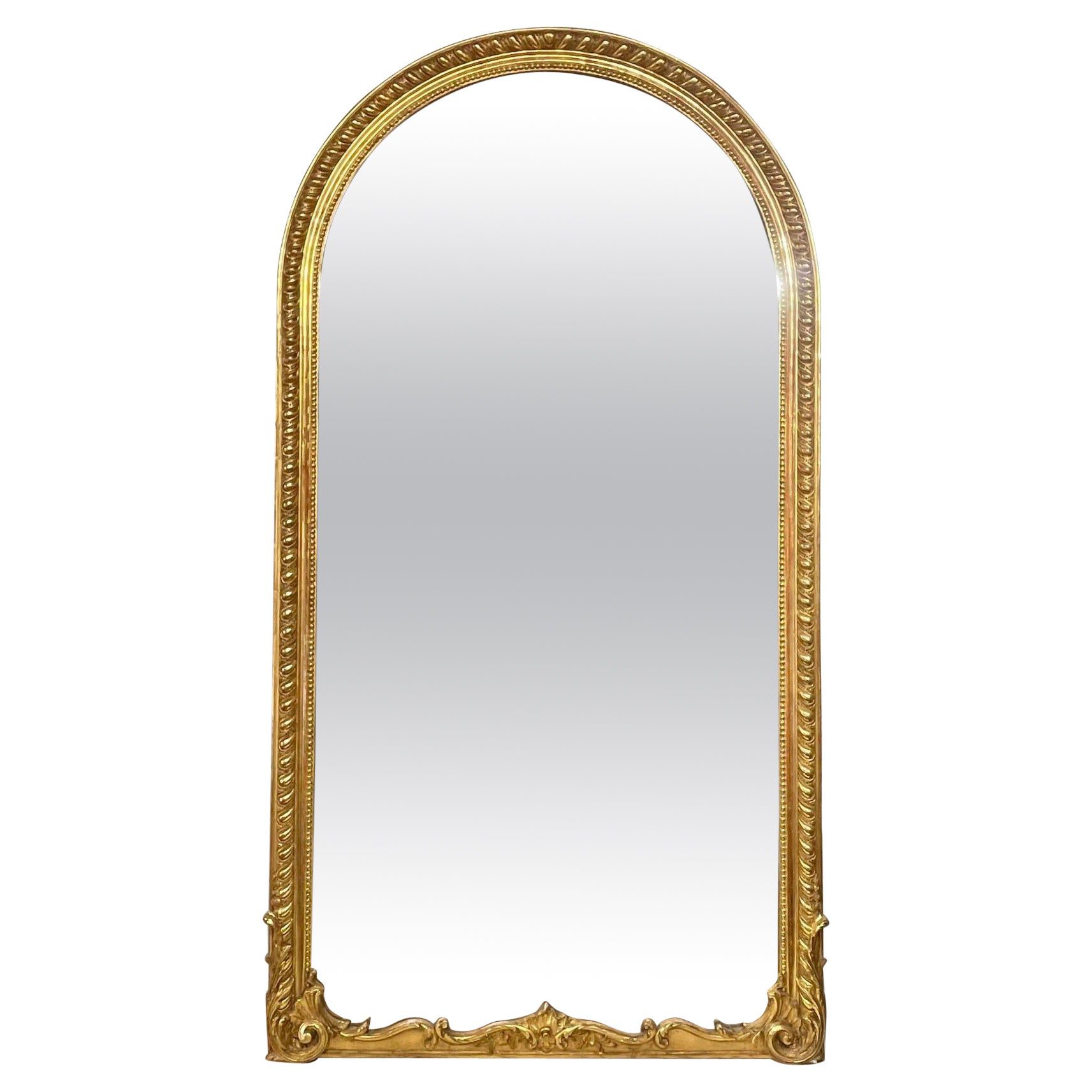 19th Century Giltwood Arch Top Mirror Legacy Antiques
