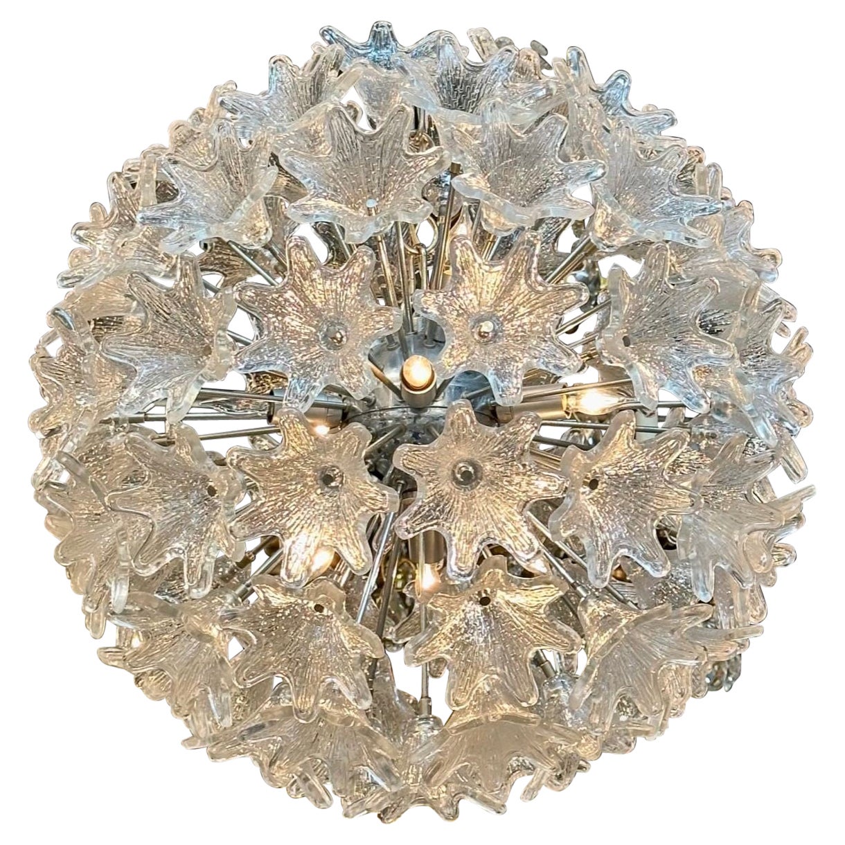 Vintage Murano Glass Globe Chandelier Legacy Antiques