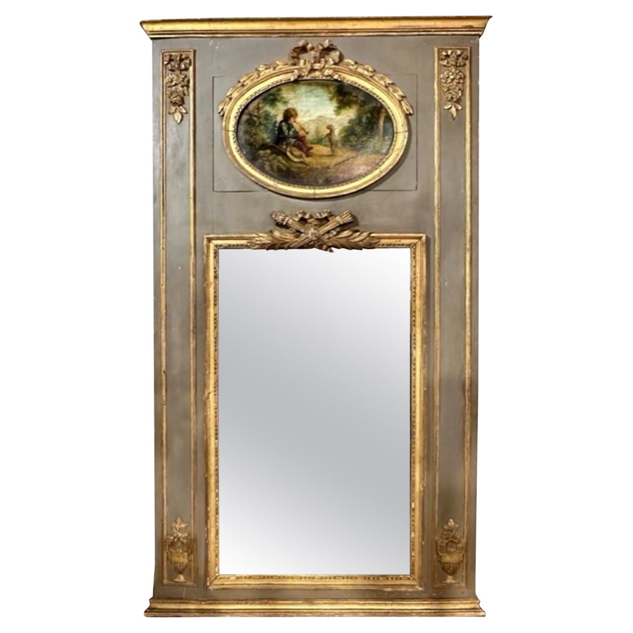 Antique French Trumeau Mirror Legacy Antiques