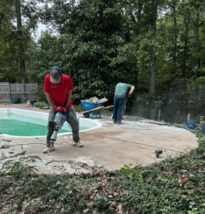 Pool Deck Crack Repair Richmond, VA