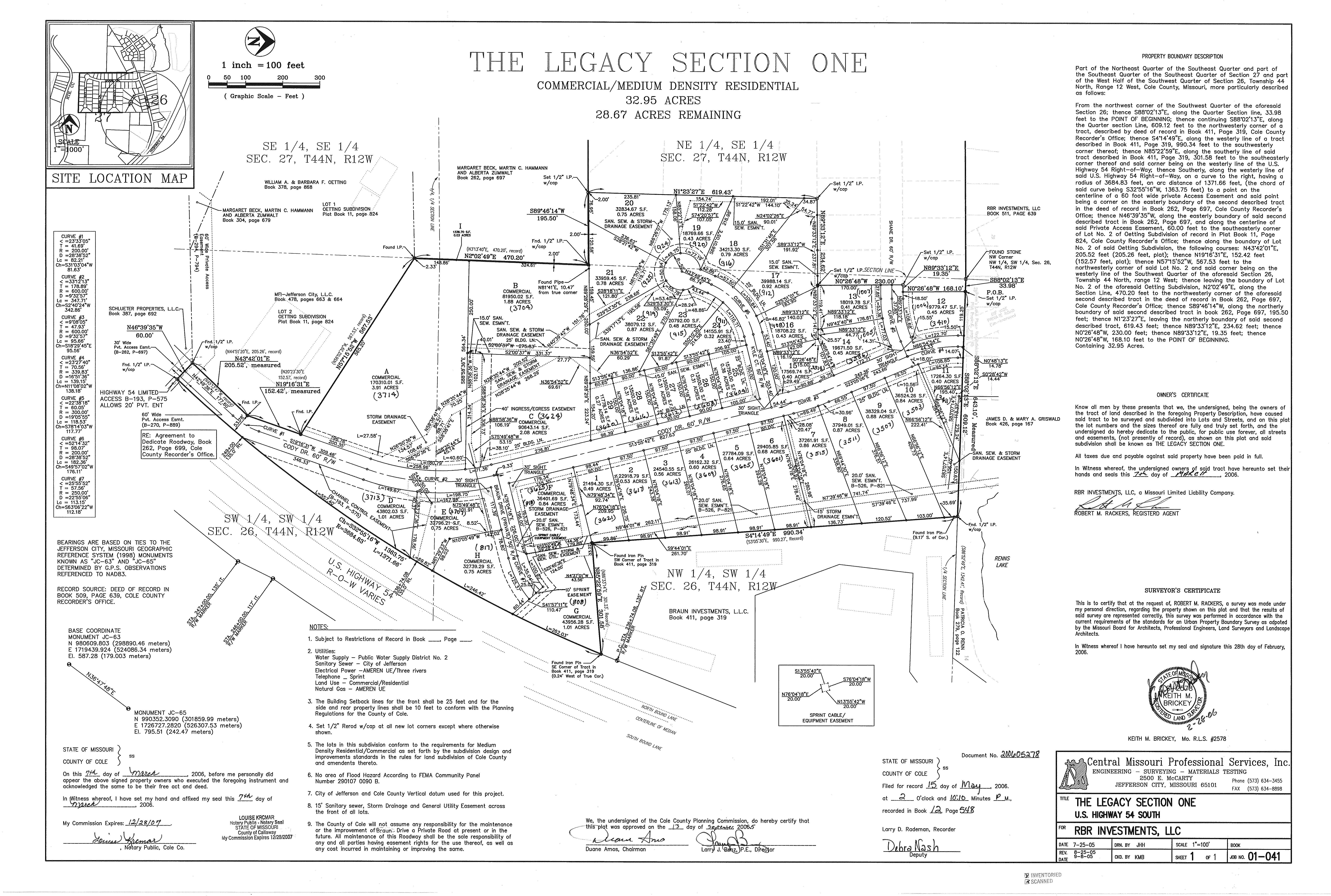 Residential Lots Luxury homes, Jefferson City, Cole County, Missouri