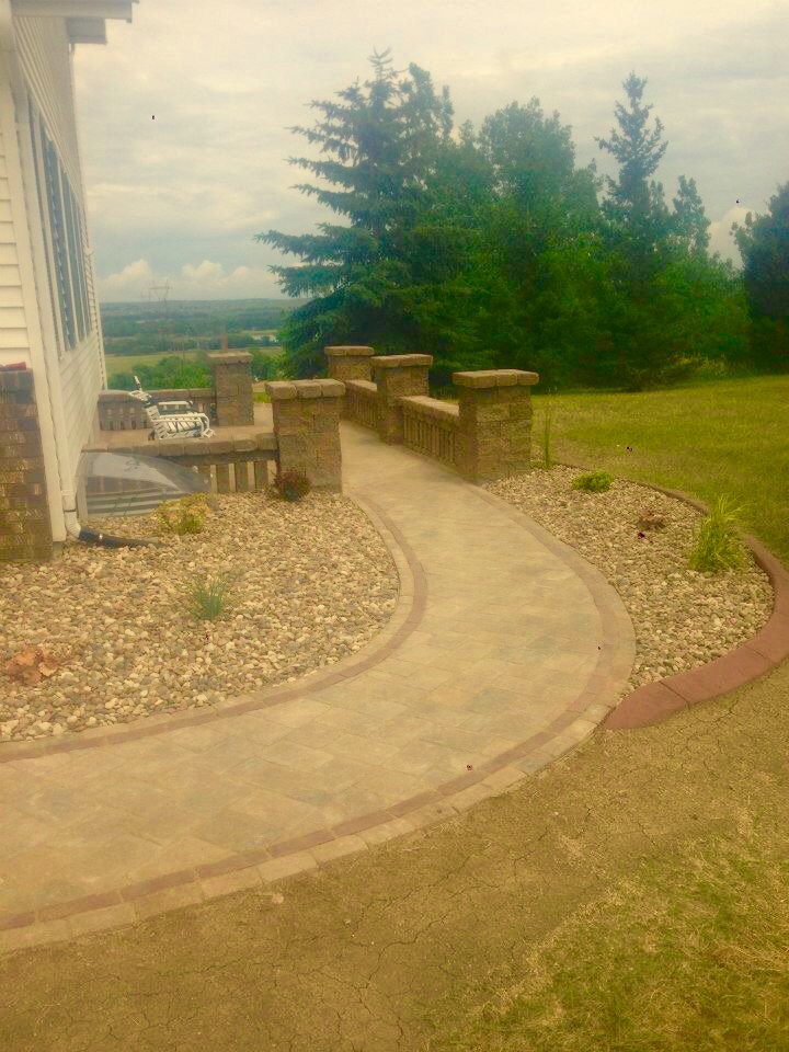 Mastel Patio, Walkway and Rock Features Legacy Landscaping, Bismarck