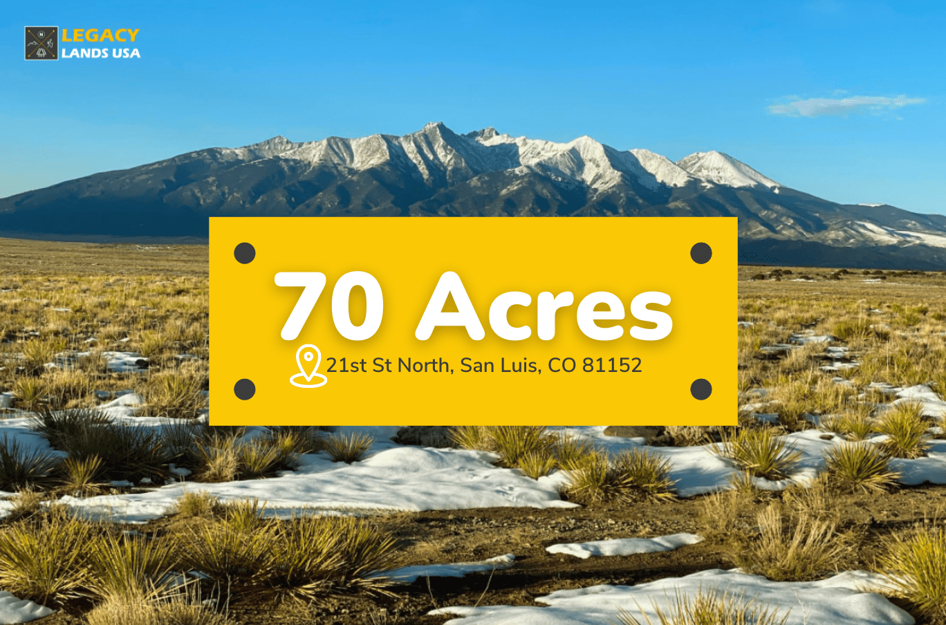 Absolutely Beautiful and Bountiful 70 Acres Lot in serene Costilla