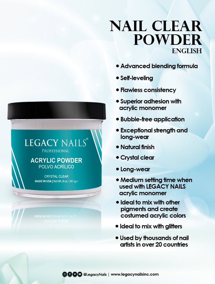 Clear Acrylic Powder by
