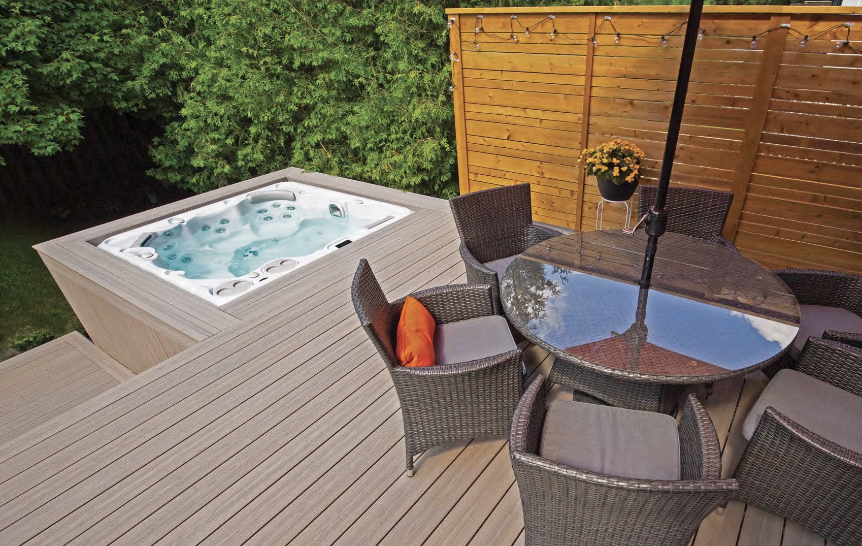 SIGNATURE HOT TUB MODEL 695 Install Legacy Pool & Hot Tub