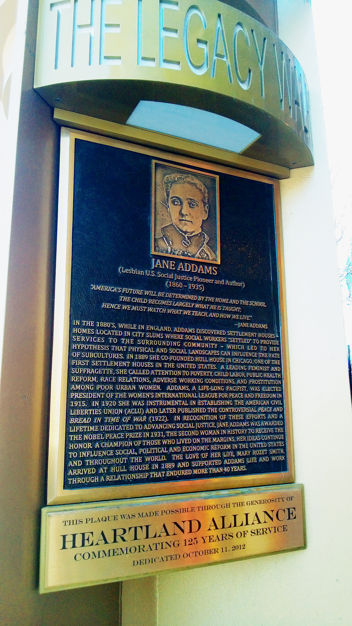 Jane Addams Legacy Project Chicago