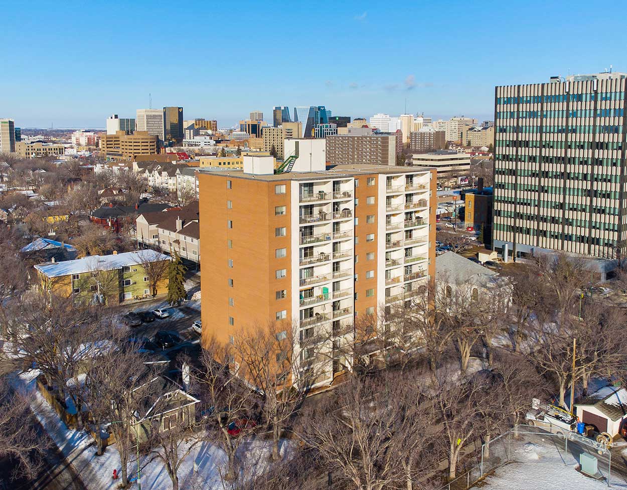 Legacy Tower Regina Apartments in Cathedral Downtown