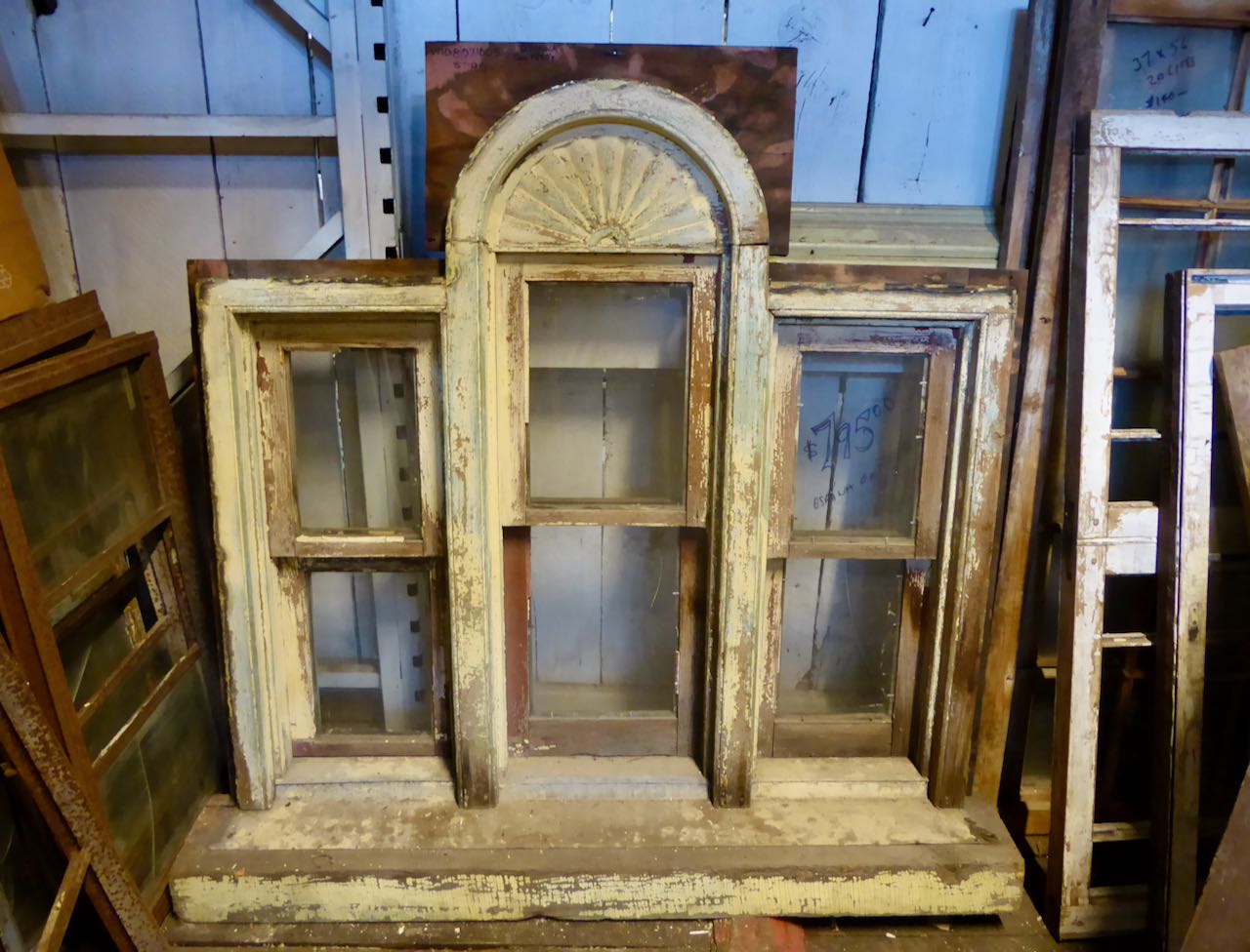 IC2979 Antique Gable Window Legacy Vintage Building Materials