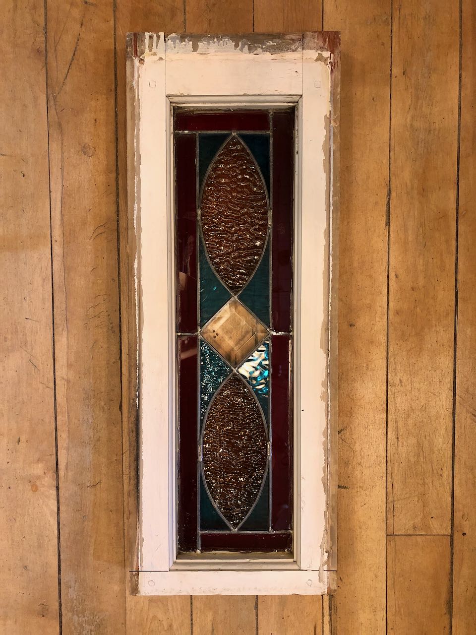 IC3232 Antique Stained Glass Window Legacy Vintage Building