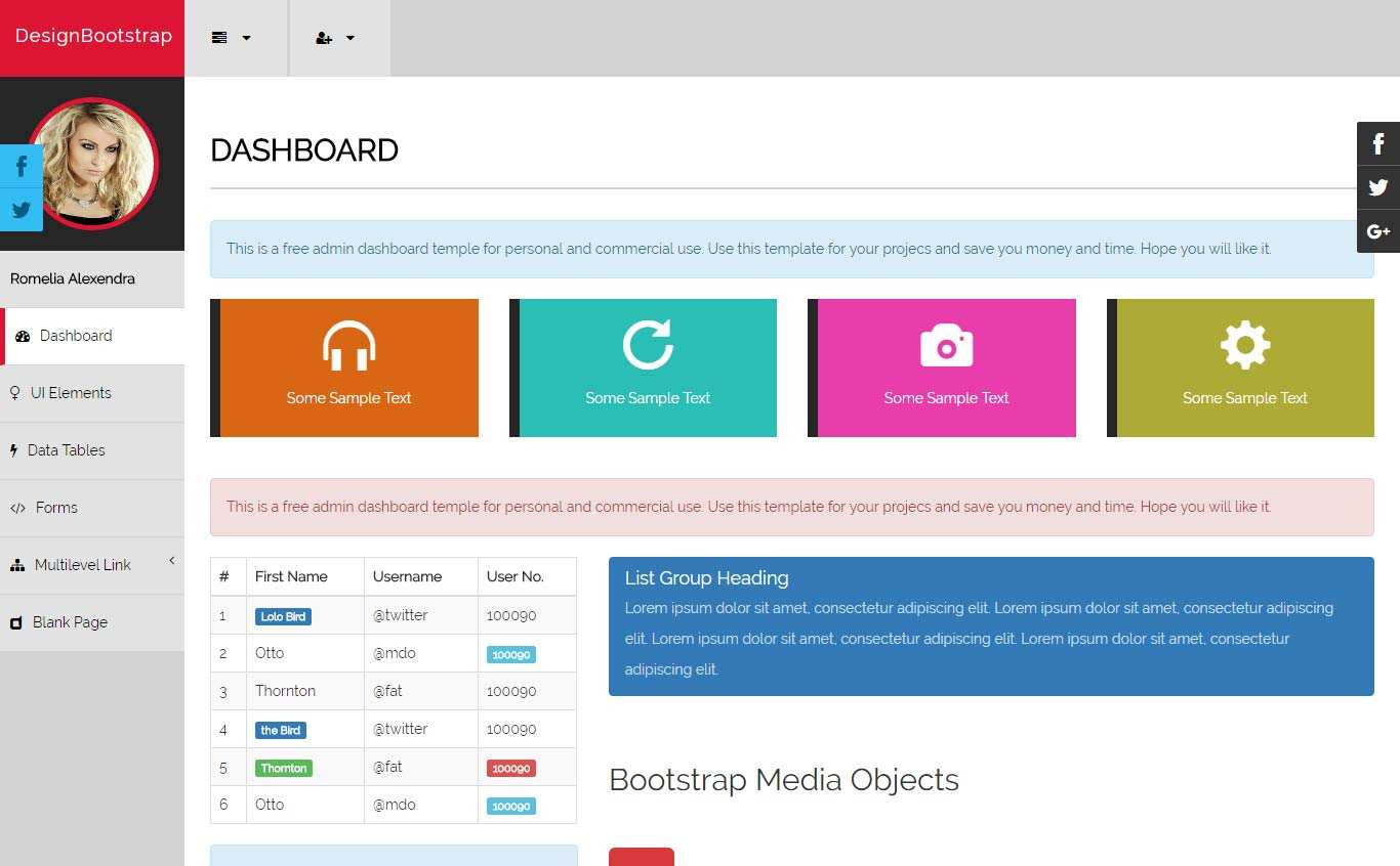 Card Template Bootstrap 3 Cards Design Templates
