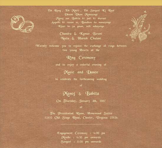 Invitation Card Format In Kannada Cards Design Templates