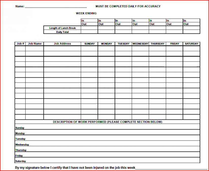 Time Card Calculator Excel / Download Employee Time Card Calculator for
