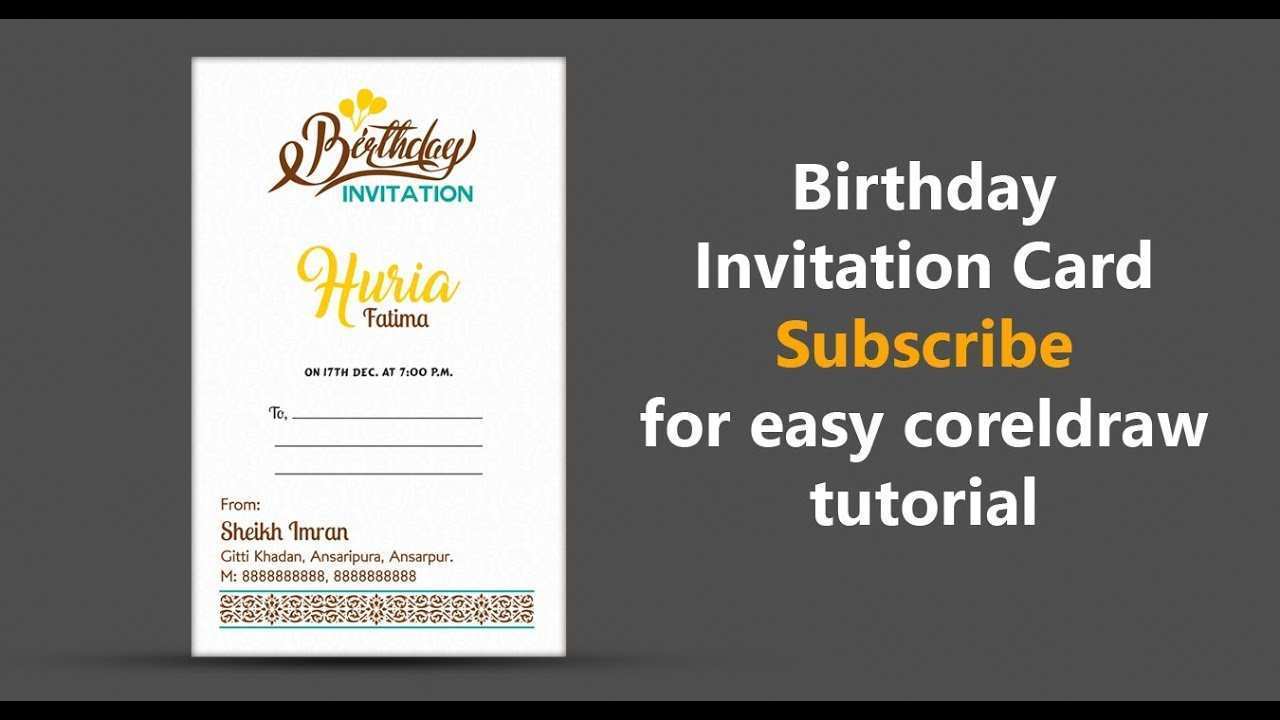 [44+] How To Design Invitation Card In Coreldraw