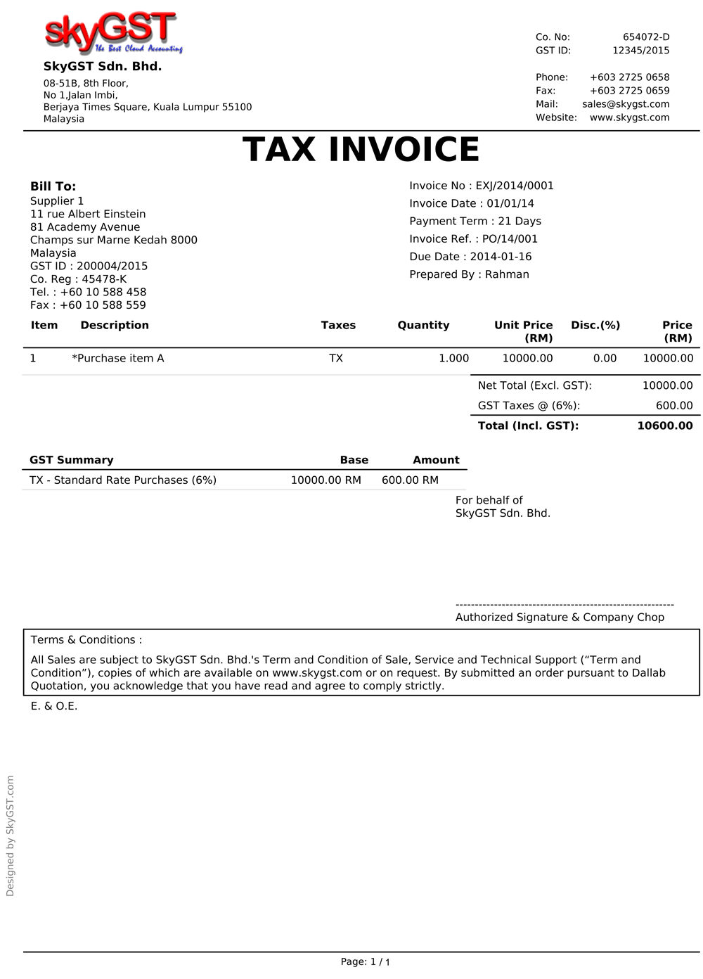 68 Free Tax Invoice Format Under Rcm Now with Tax Invoice Format Under