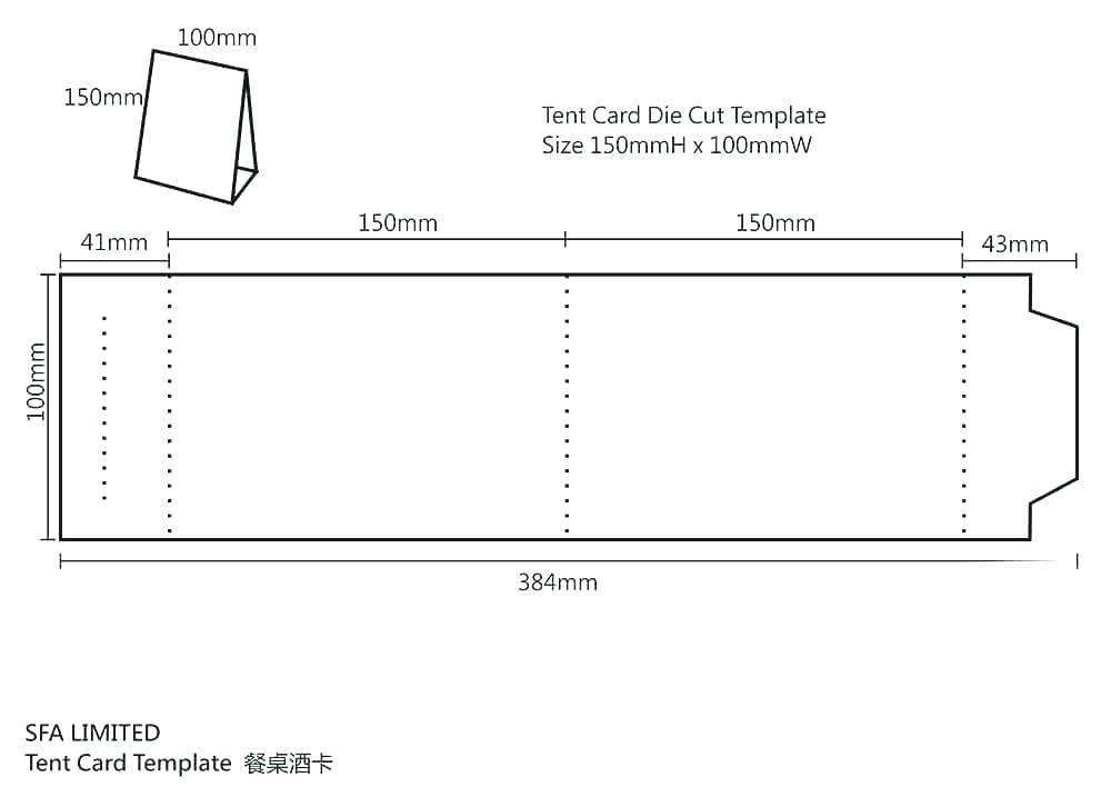 Small Table Tent Card Template Cards Design Templates