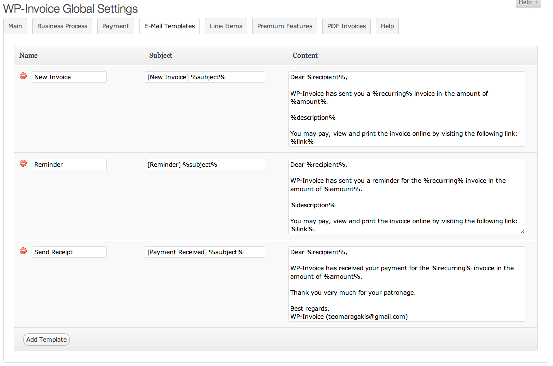 86 Printable Invoice Email Template Example for Ms Word with Invoice