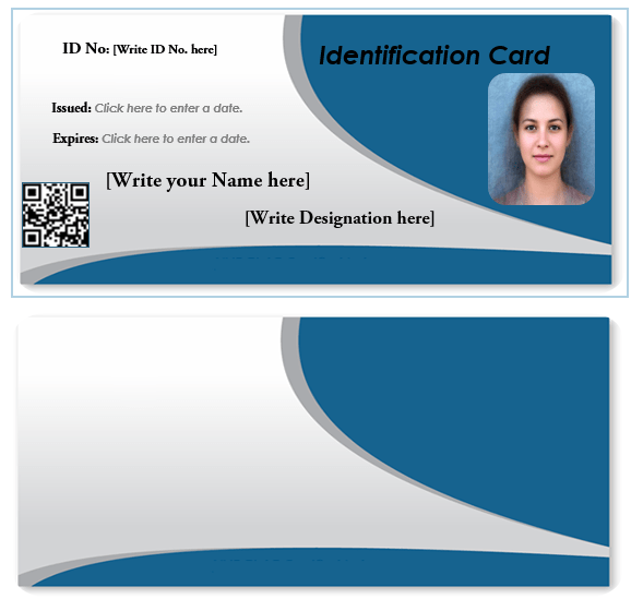 88 Standard Id Card Template In Microsoft Word Download by Id Card