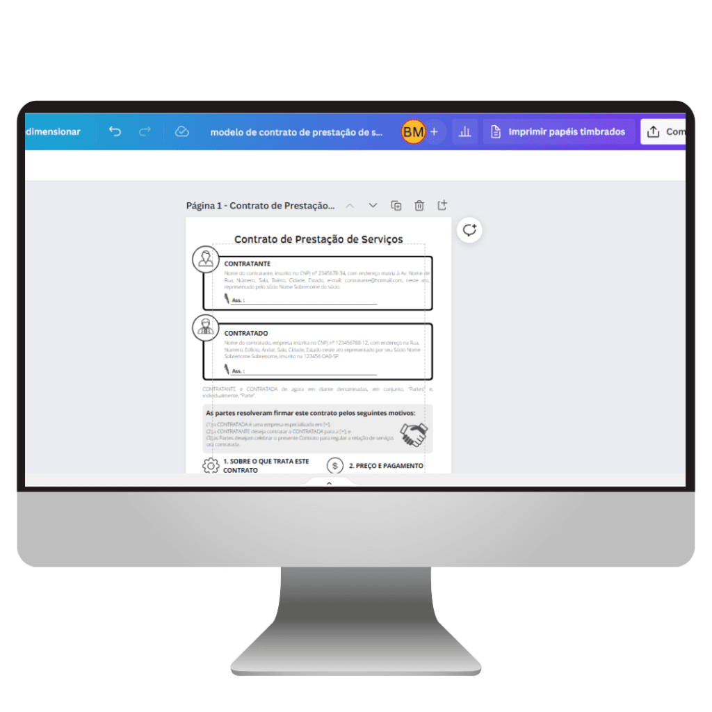 Visual law no canva Bits Legal Design
