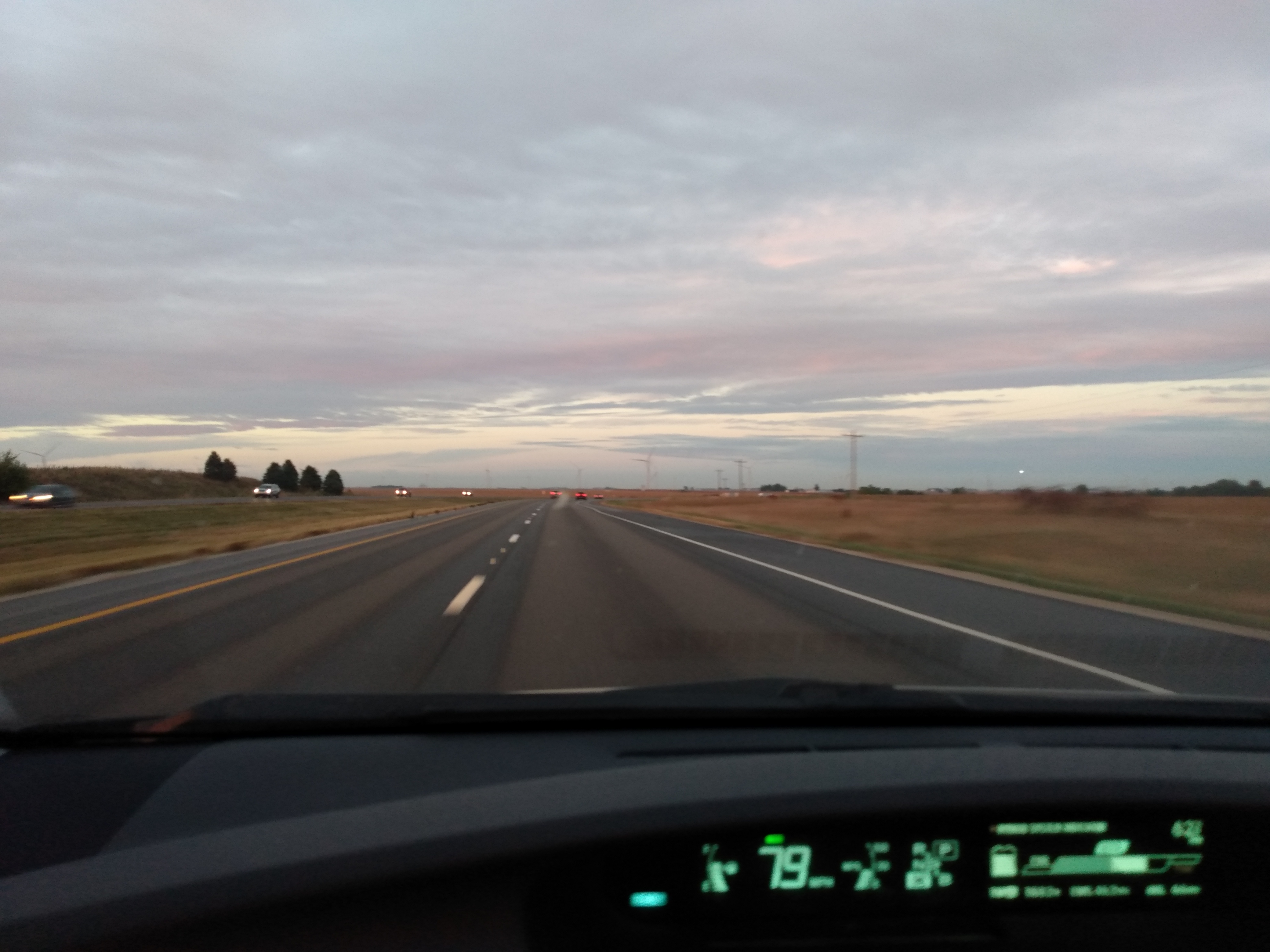 Familiar road trip highways, Part One going into travel autopilot