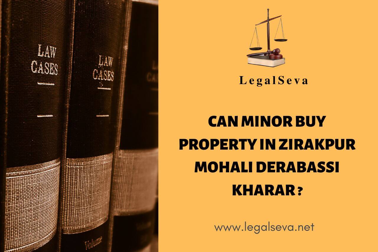 Can Minor buy Property in Zirakpur Mohali Derabassi Kharar?