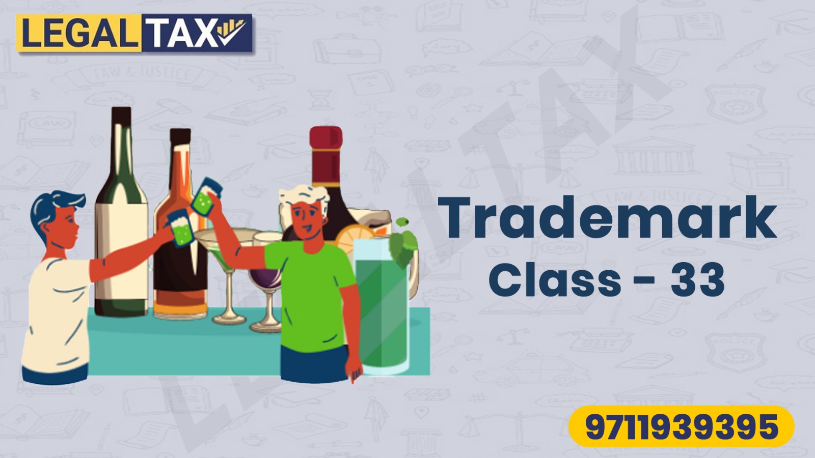 Trademark Class 33 Spirits, Wines & Alcoholic beverages