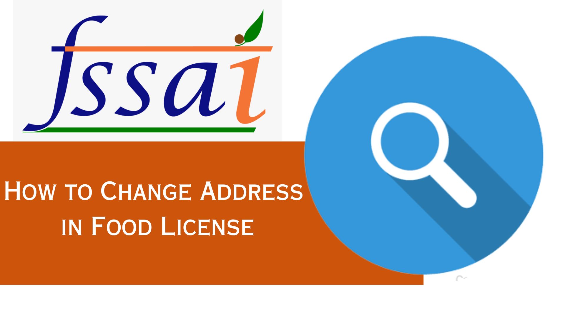 How to Change Address in Food License Online Legaltax